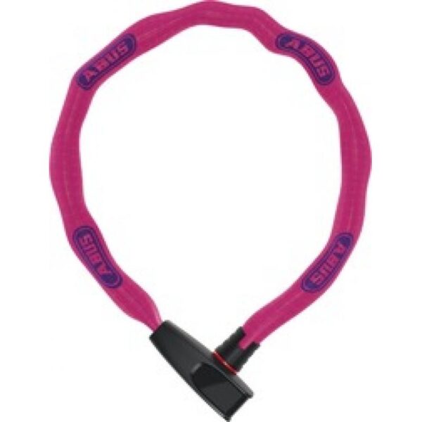 Abus CATENA 6806K-85 Neon pink Kjettinglås med nøkkel Sykkelopplevelser AS 1
