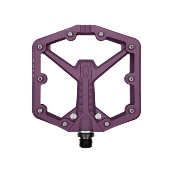 CRANKBROTHERS CRANKBROTHERS Pedal Stamp 1 Large Gen. 2 Plum Purple Sykkelopplevelser AS 1