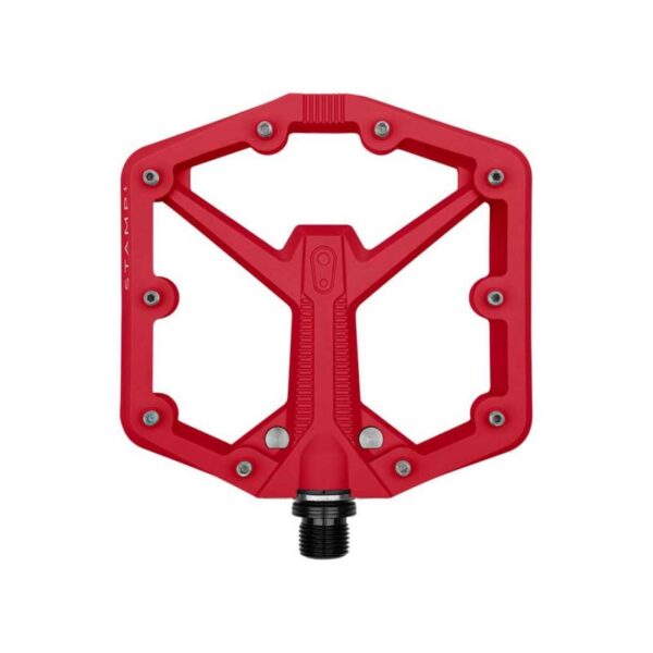 CRANKBROTHERS CRANKBROTHERS Pedal Stamp 1 Large Gen. 2 Red Sykkelopplevelser AS 1