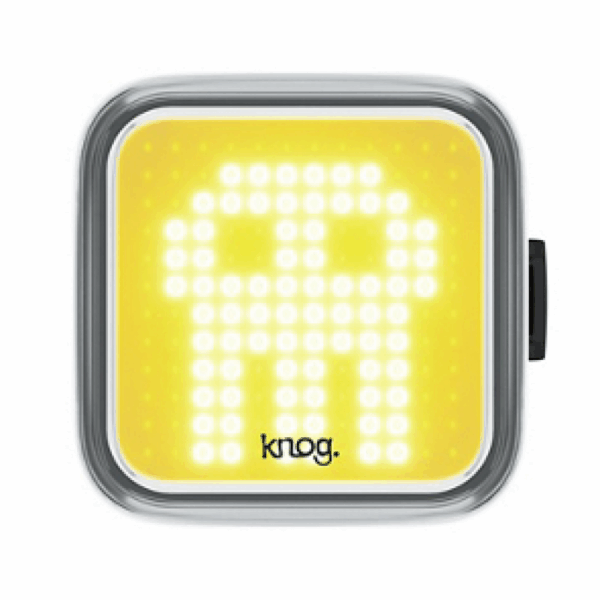 Knog Lykt Blinder Skull front svart Sykkelopplevelser AS 1