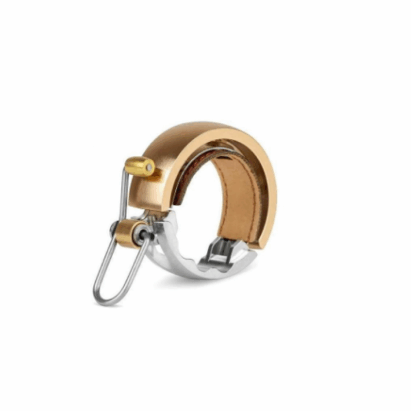Knog Ringeklokke Knog Oi deluxe Small Brass Sykkelopplevelser AS 1