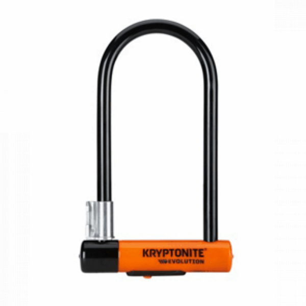 Kryptonite U-Lock Evolution Series 4 St 10.2cmx22.9cm Flexframe Brckt Sykkelopplevelser AS 1