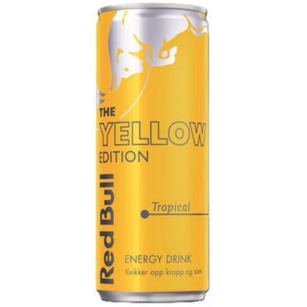 Red Bull Red Bull Alu Can 250ml, Yellow Edt. Energy Drink Sykkelopplevelser AS 1