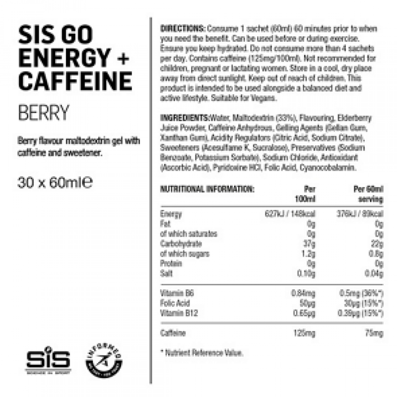 SCIENCEINSPORT SIS Beta Fuel Gel Sykkelopplevelser AS 3