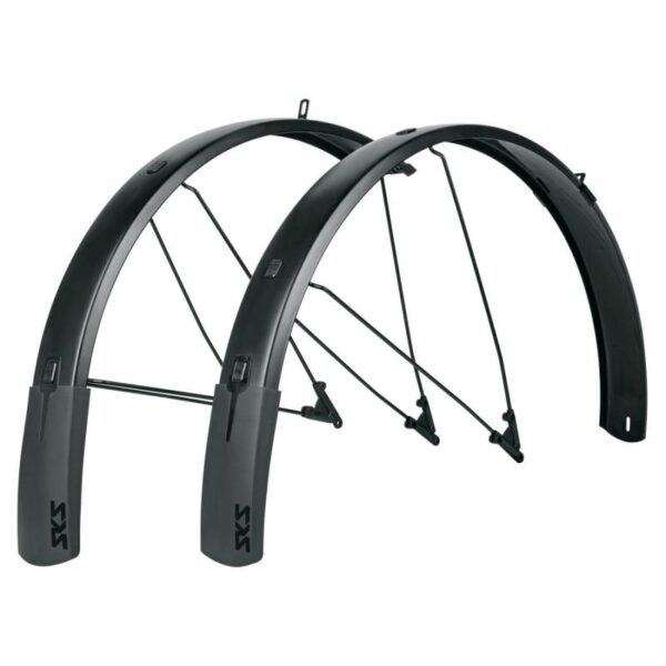 SKS SKS Mudguard Bluemels 75 U Long Front and rear 27,5 - 29 Plus Black Sykkelopplevelser AS 1