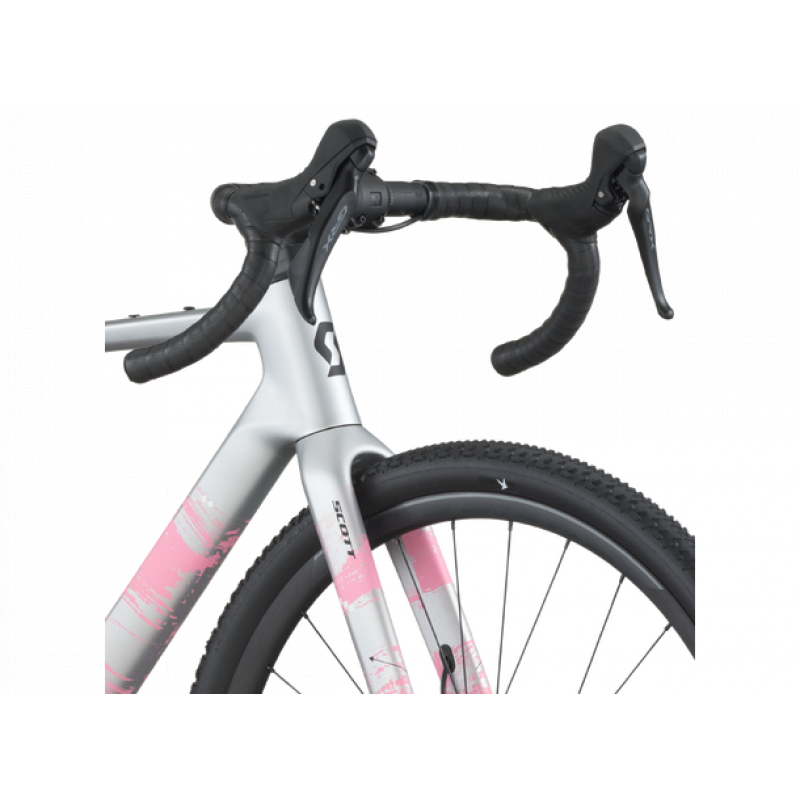 Scott Addict Gravel 30 Grå/Rosa - Bilde 4