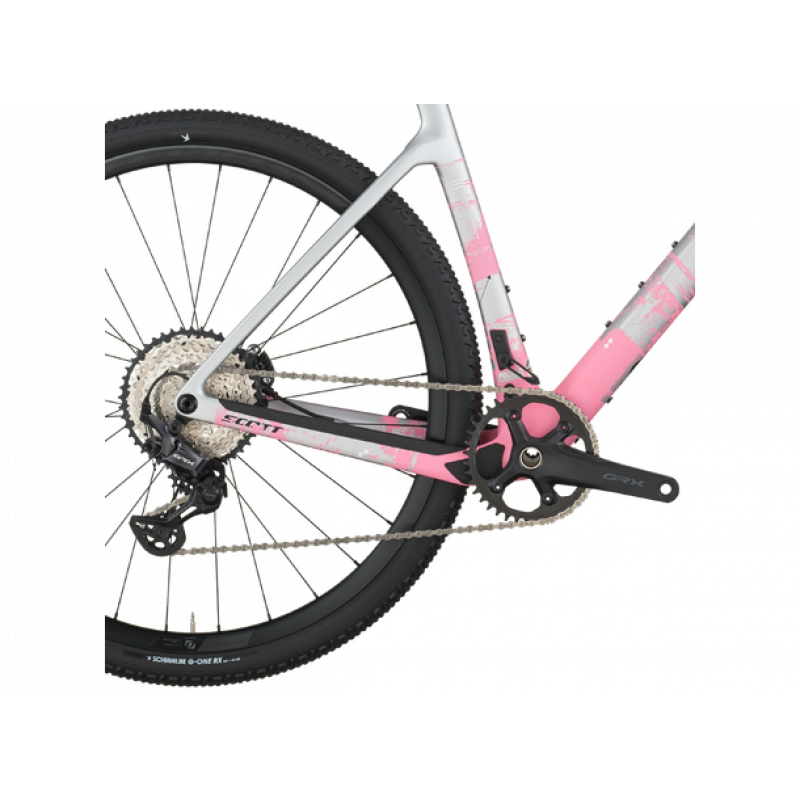 Scott Addict Gravel 30 Grå/Rosa - Bilde 5
