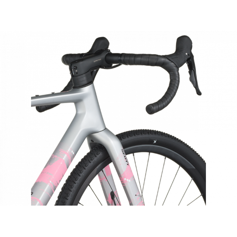Scott Addict Gravel 30 Grå/Rosa - Bilde 7