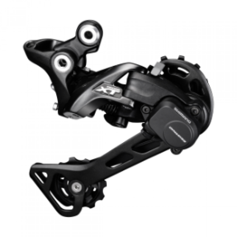 Shimano Bakgir XT M8000 Shadow+ 11-vxl, svart, long cage