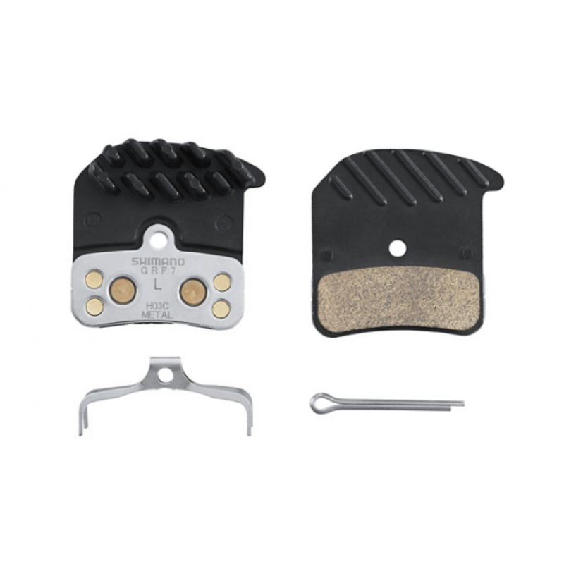 Shimano Bremseklosser  Saint H03C Metall, BR-M820, kjøleribber