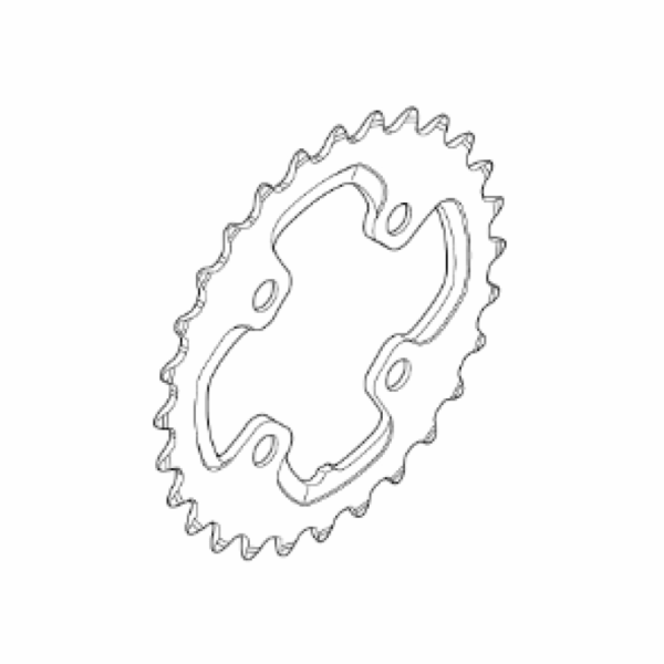 Shimano Krankdrev 28T M785 64mm, svart, 10-delt Y1ML28000 Sykkelopplevelser AS 1