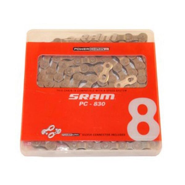 Sram SRAM Chain PC-830 Step, chrome hardened Sykkelopplevelser AS 1