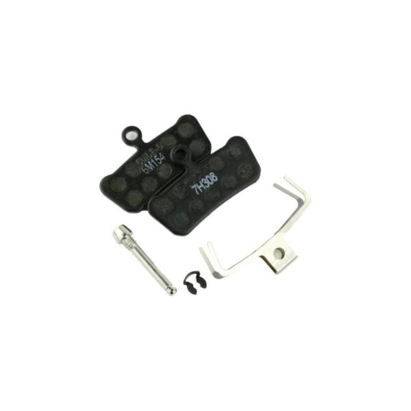 Sram SRAM Disc brake pad Set for Trail-Guide-G2 For Trail-Guide-G2 Organic pad, Quiet Steel plate Pack of Sykkelopplevelser AS 1
