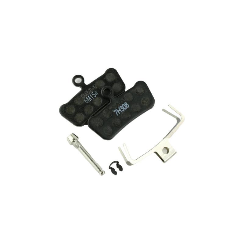 Sram SRAM Disc brake pad Set for Trail/Guide/G2 For Trail/Guide/G2 Organic pad, Quiet Steel plate Pack of