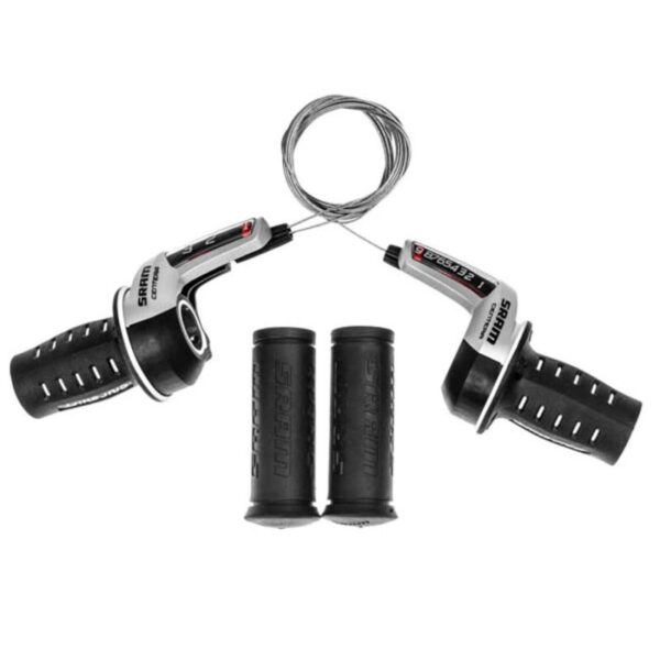 Sram SRAM Twist shifter set Centera Silver 3x9 speed Front and rear - Sykkelopplevelser AS 1