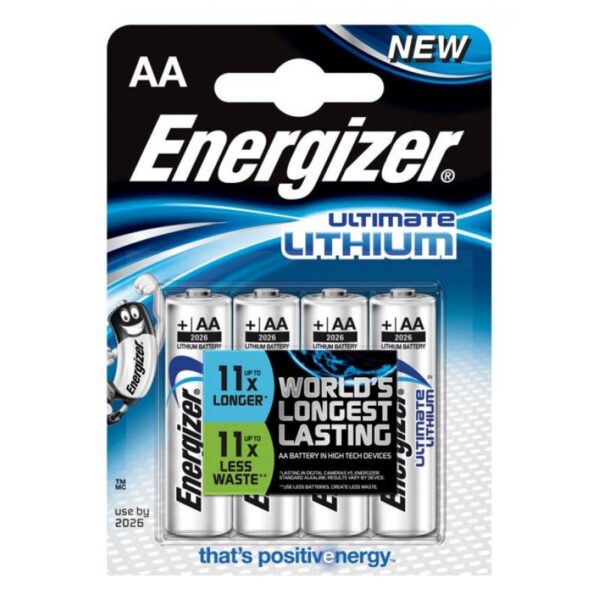 Energizer Energizer Ultimate Lithium AA 4pk 4690000172 Sykkelopplevelser AS 1