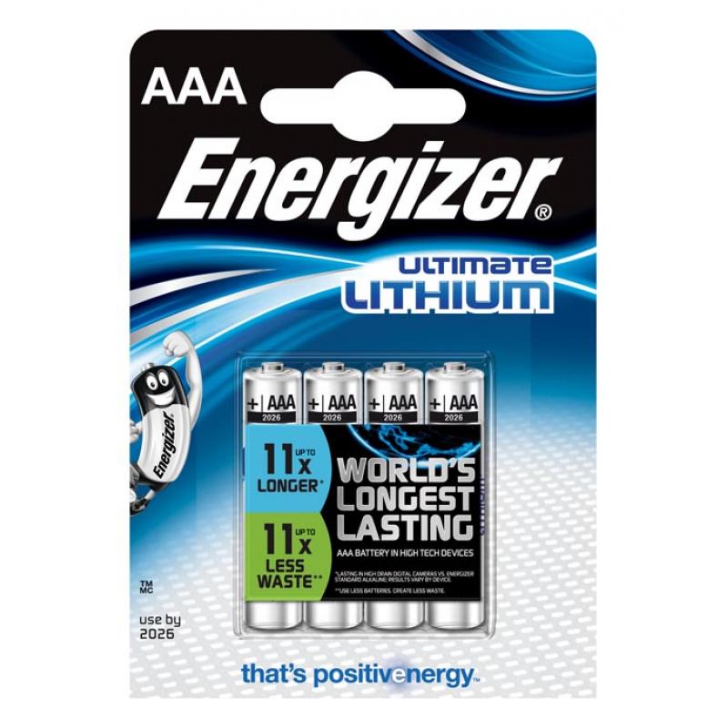 Energizer Energizer Ultimate Lithium AAA 4pk 2530000142 Sykkelopplevelser AS 1