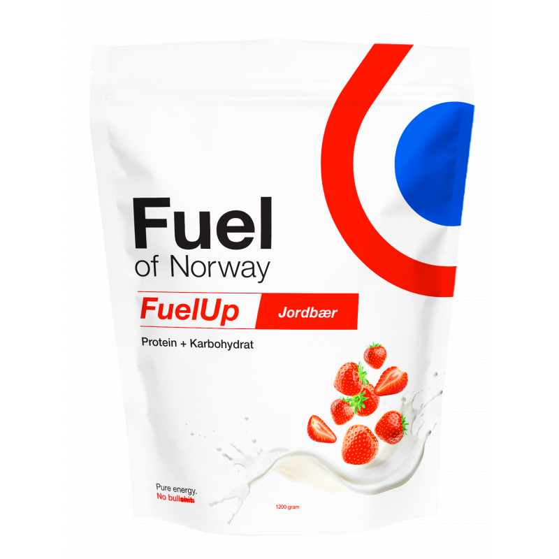 Fuel of Norway Fuel of Norway  FuelUp protein jordbær 1,2kg