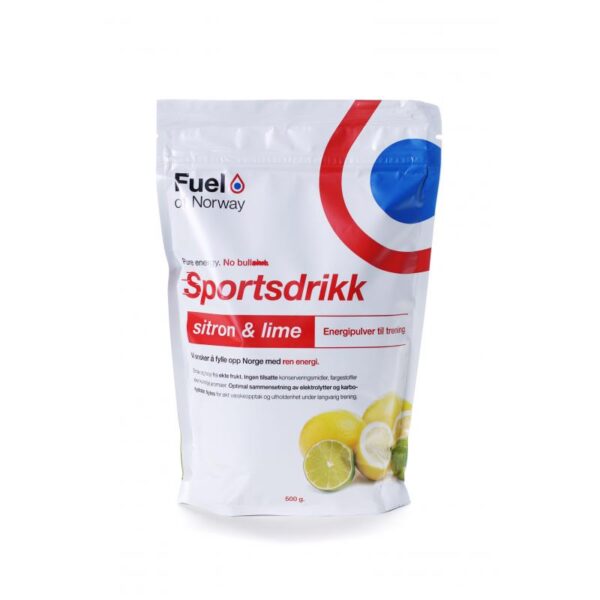 Fuel of Norway Sportsdrikke 0,5kg sitron-lime 5004 Sykkelopplevelser AS 1