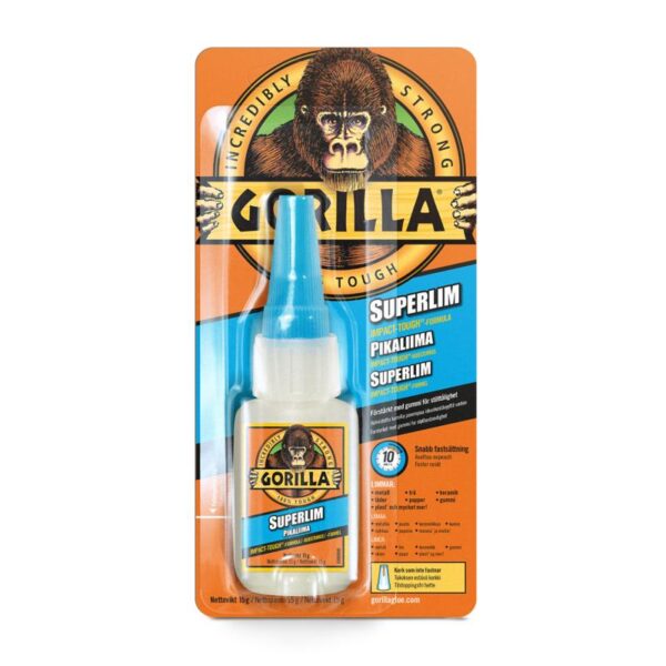 Gorilla Super Glue 125g 24401 Sykkelopplevelser AS 1