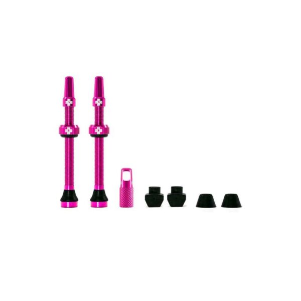 MUC-OFF TUBELESS VALVE KIT 60 MM PINK