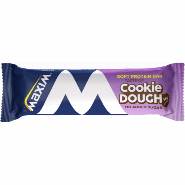 Maxim Maxim Soft Protein Bar Cookie Dough 55g 510003887 Sykkelopplevelser AS 1