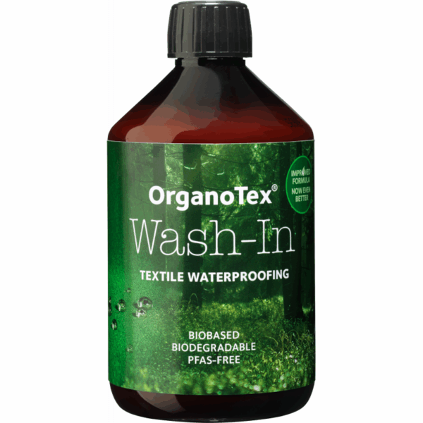 Organotex BIO Wash-In textile waterproofing 500 ml 103906 Sykkelopplevelser AS 1