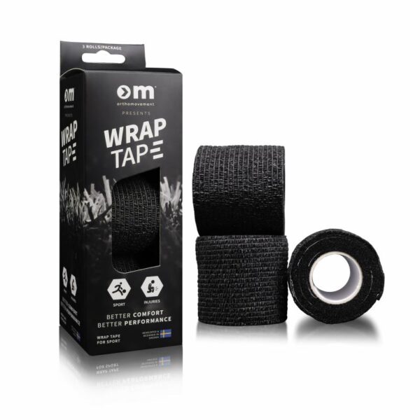 Ortho movement WRAP TAPE 5cm WT3BLACK Sykkelopplevelser AS 1