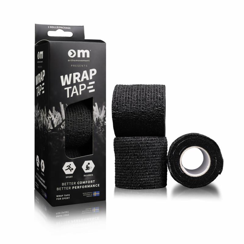 Ortho movement WRAP TAPE 5cm WT3BLACK Sykkelopplevelser AS 1