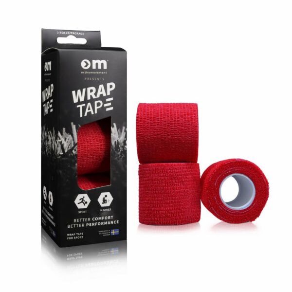 Ortho movement WRAP TAPE 5cm WT3RED Sykkelopplevelser AS 1