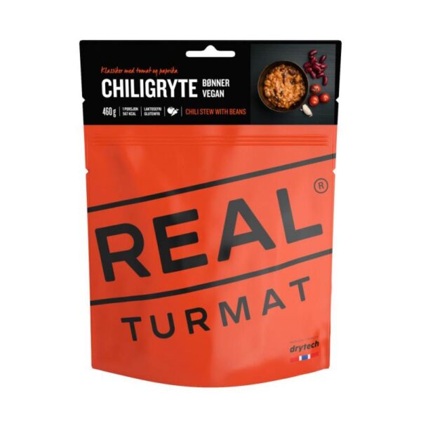 Real Turmat Real Turmat Chiligryte (VEGAN) 5229 Sykkelopplevelser AS 1