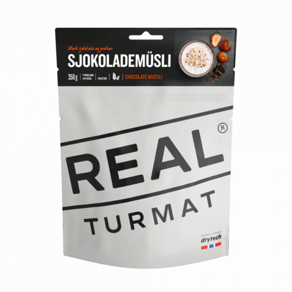 Real Turmat Real Turmat SJOKOLADEMÜSLI 6051 Sykkelopplevelser AS 1