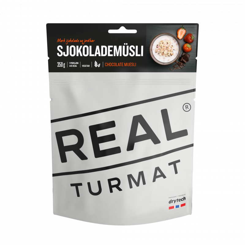 Real Turmat Real Turmat SJOKOLADEMÜSLI 6051 Sykkelopplevelser AS 1