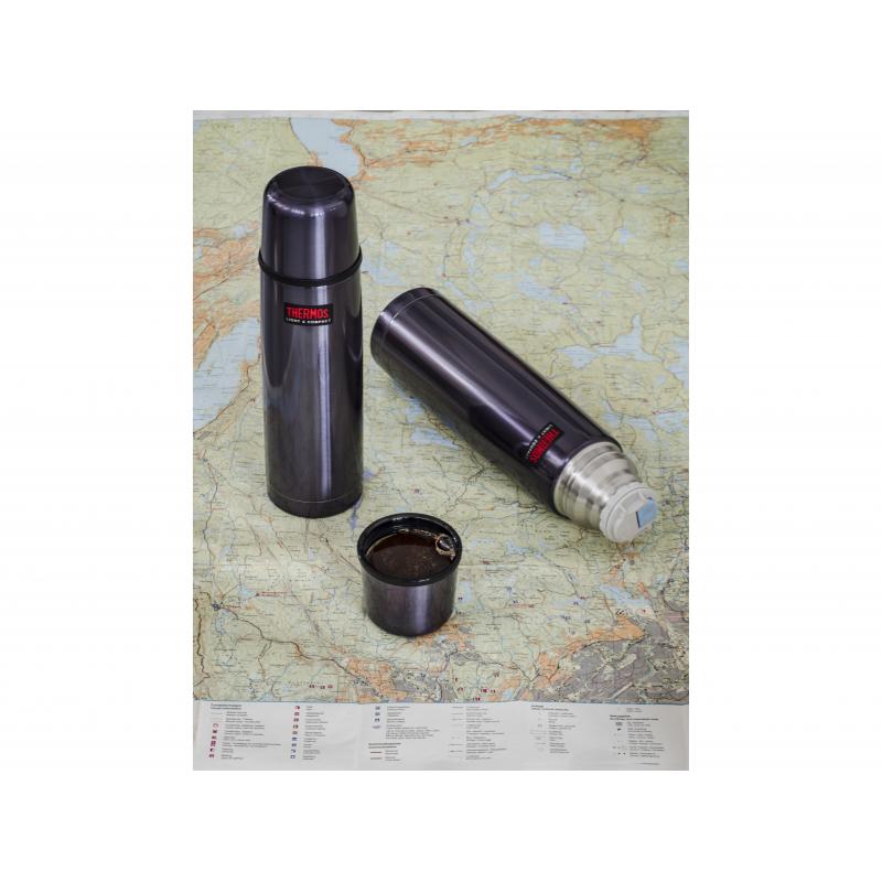 Thermos Light & Compact termoflaske 1l -mørkeblå 14974 Sykkelopplevelser AS 7