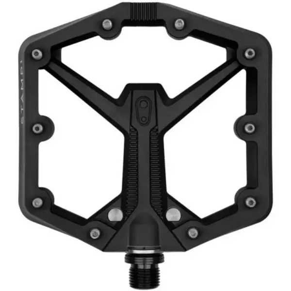 CRANKBROTHERS CRANKBROTHERS Pedal Stamp 1 Large Gen. 2 Black Sykkelopplevelser AS 1