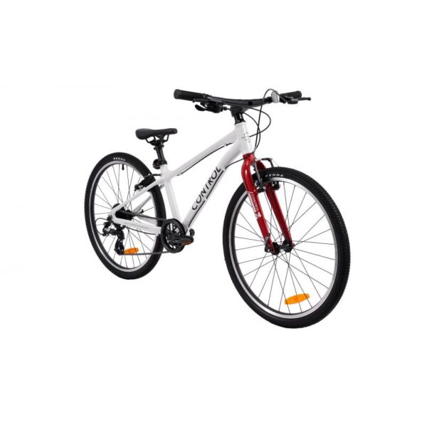 Control EXPRESS LIGHT JR 24 Hvit-Red Barnesykkel Sykkelopplevelser AS 1
