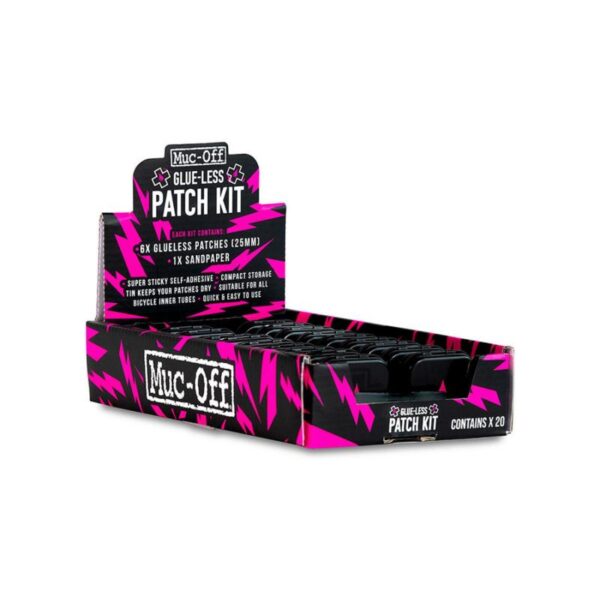 MUC-OFF MUC-OFF Glueless patches Glueless Punture Repair Patch kit box 25 mm Sykkelopplevelser AS 1