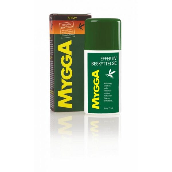 Mygga Mygga Spray mot Mygg, Knott, Flåttbitt 75 000.974 Sykkelopplevelser AS 1
