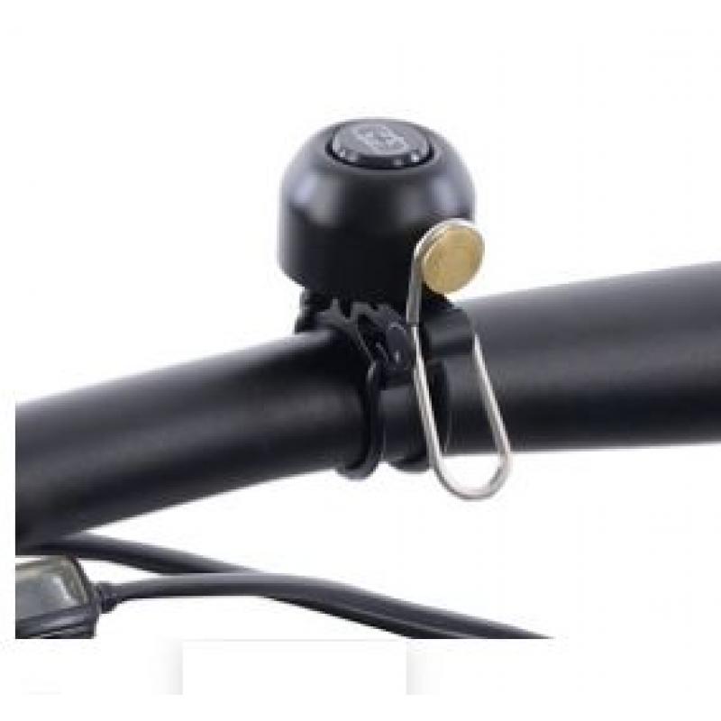 OXC Ringeklokke Mini Ping Svart Alloy 25mm Sykkelopplevelser AS 2