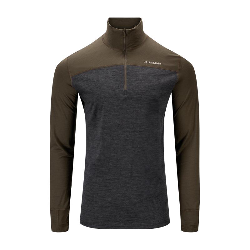 Aclima Aclima Lightwool 180 Polo W- Zip M´S 109521 Sykkelopplevelser AS 1