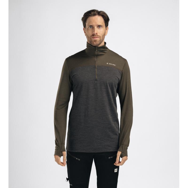 Aclima Aclima Lightwool 180 Polo W- Zip M´S 109521 Sykkelopplevelser AS 3