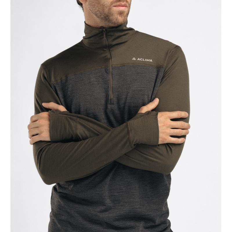 Aclima Aclima Lightwool 180 Polo W- Zip M´S 109521 Sykkelopplevelser AS 7