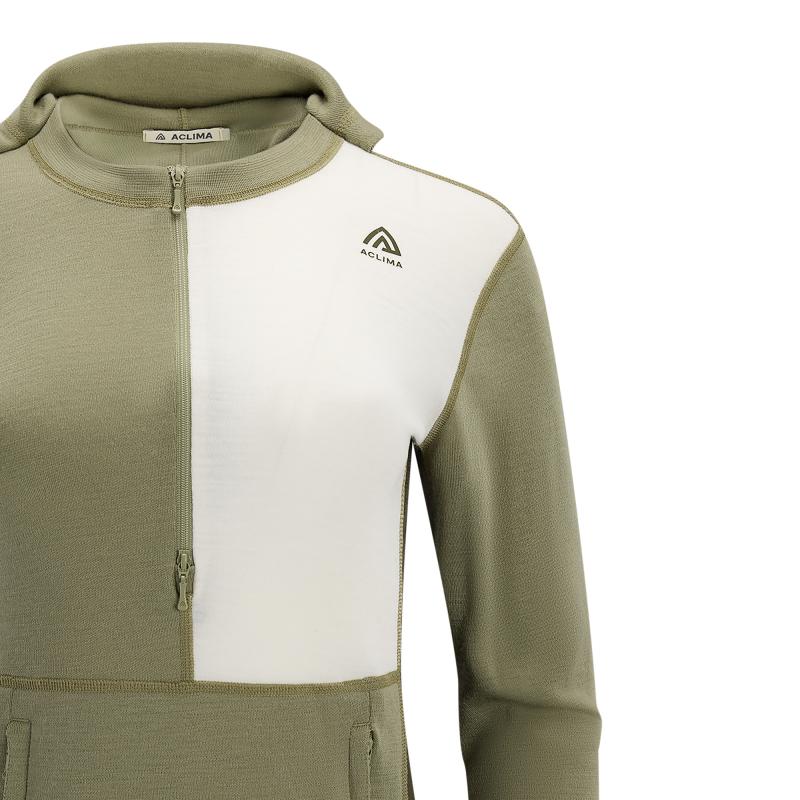 Aclima Aclima Warmwool Hoodsweater W-Zip W´S 104078 Sykkelopplevelser AS 3