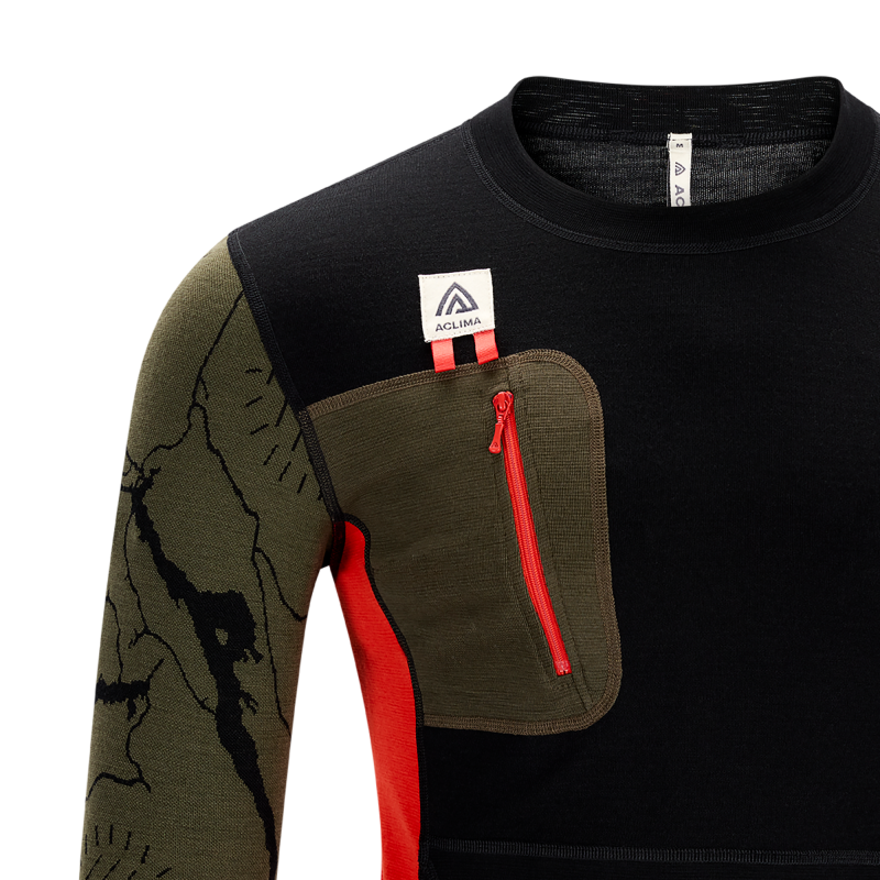 Aclima Aclima Warmwool Lars Monsen Crewneck M´S 111893 Sykkelopplevelser AS 4