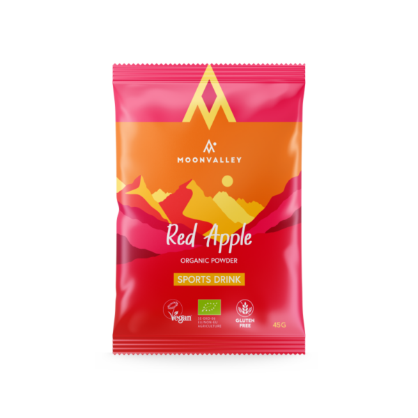 Moonvalley Sportsdrikk Eple 45g Økologisk 1003568 Sykkelopplevelser AS 1