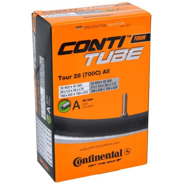 Continental CONTINENTAL Tour Tube All 700 x 32-47c (32-47x622)/(42-635) Schrader 40 mm