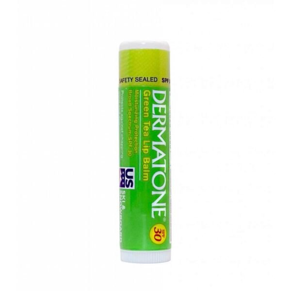 Dermatone Dermatone Lip Balm Green Tea 0,15oz. m-display for 24 880001680 Sykkelopplevelser AS 1