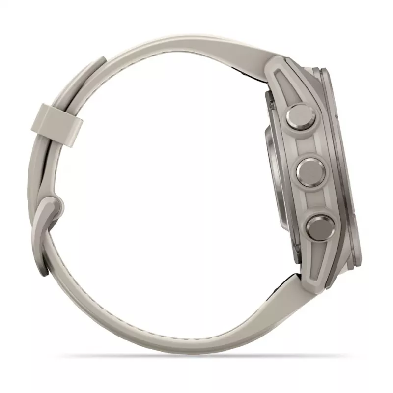 GARMIN fenix® 9 – 43mm Titan med tåkegrå silikonrem LEVERING FRA 16.10 - Bilde 10