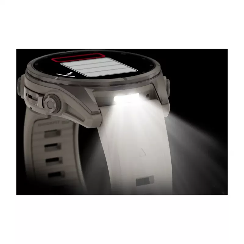 GARMIN fenix® 9 – 43mm Titan med tåkegrå silikonrem LEVERING FRA 16.10 - Bilde 7
