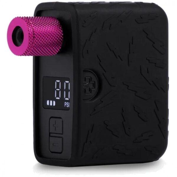 MUC-OFF Electric pump Airmach Electric Mini Pro Inflator 120 Psi Black/pink